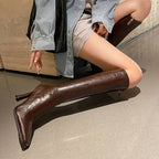 Niche Luxury Women's Retro High-heeled Pointed-toe Boots