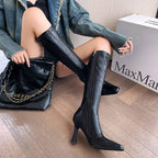 Niche Luxury Women's Retro High-heeled Pointed-toe Boots