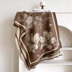 Womens Elegant Faux Cashmere Neck Warmer Versatile Warm And Thick Shawl