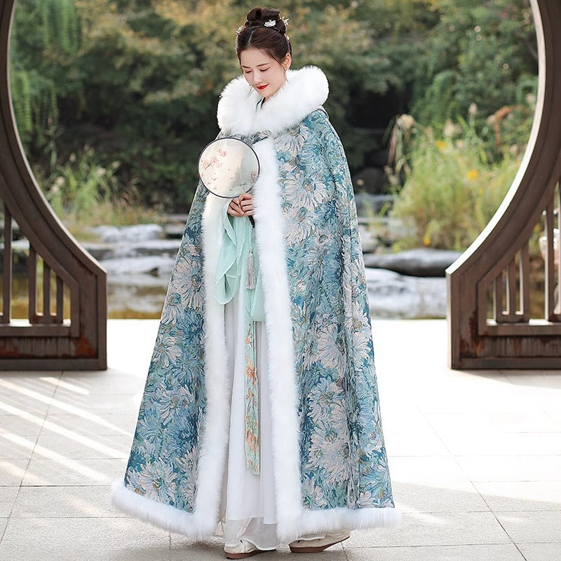 Traditional Chinese-style Hanfu Cloakouterwear For  Elegant Look