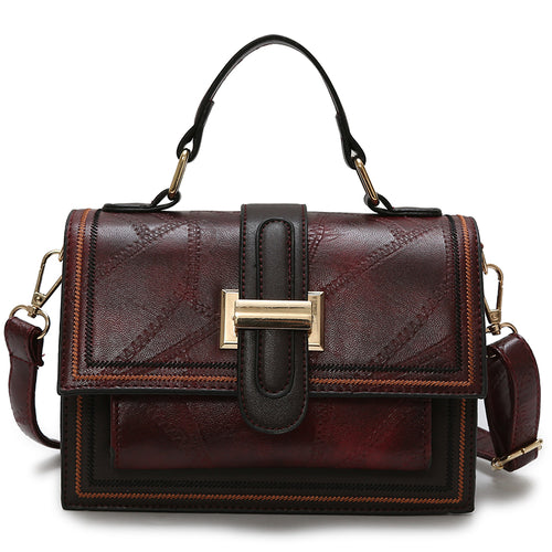 All-match Fashion Portable Retro Messenger Bag Small Square Bag