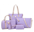 New Solid Color Bone Pattern Korean Style Single Shoulder Pu Bag