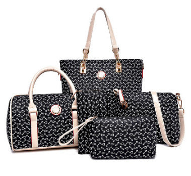 New Solid Color Bone Pattern Korean Style Single Shoulder Pu Bag