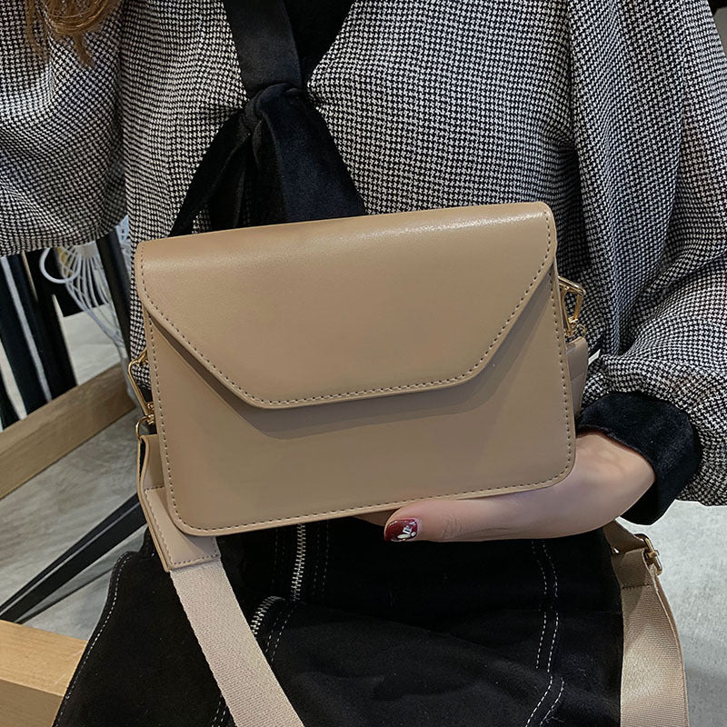 Small Square Bag Casual Solid Color One-shoulder Messenger Bag