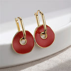 High Sense Of Light Luxury Temperament Retro Hong Kong Style Hepburn Earrings