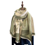 Cape Printing Pattern Tassel Air-conditioned Room Cape Blanket Autumn And Winter