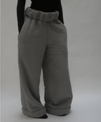 Women's Street Fashion Casual Loose Wide-leg Pants Solid Color