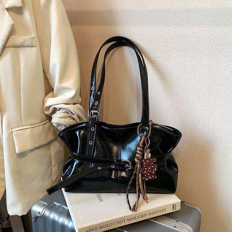 Womens Bag Made From Premium High-end Oil-waxed Leather