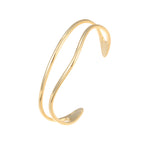 S925 Silver Minimalist Double-Strand Line Bracelet For Women
