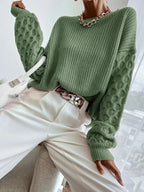 Pullover Knitting Round Neck Sweaters