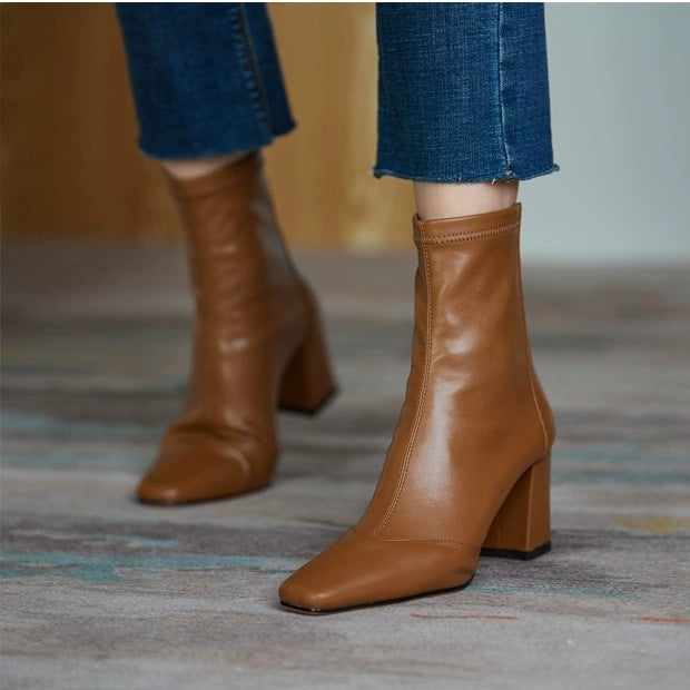 Children's Short Boots Autumn And Winter Single Boots