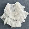 Japanese Style Long Lolita Niche Design Veil Skirt