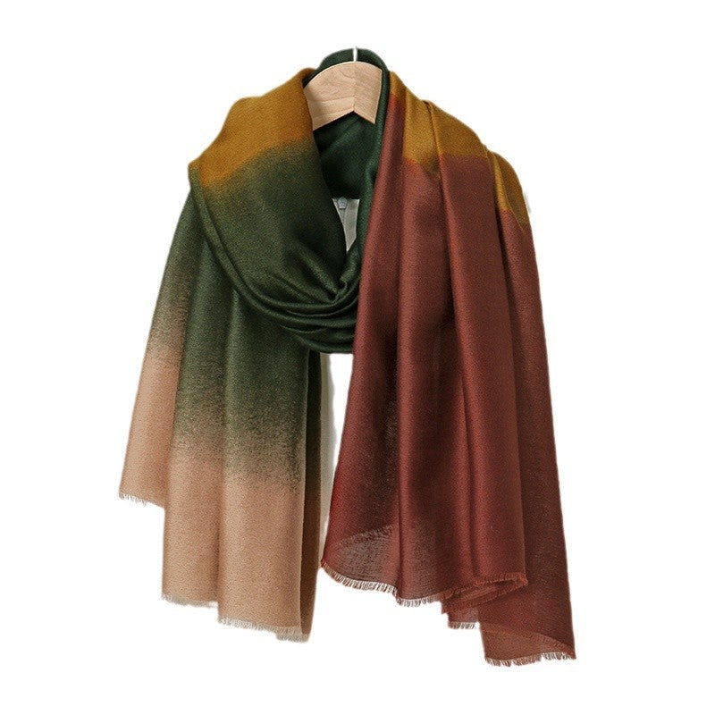 Fashion Commuter Simple Style Plain Long Scarf