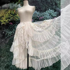 Japanese Style Long Lolita Niche Design Veil Skirt
