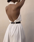 Sienna Halter Backless Maxi Jumpsuit