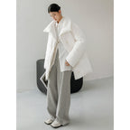 White Duck Down Simple Casual Jacket