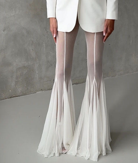 New Springsummer Stretchy Slim-fit Flared Pants From Europe And The US