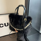 Autumn And Winter New Portable Bucket Bag Personalized Commuter Crossbody