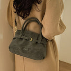 A Stylish Matte-finish Crossbody Shoulder Bag