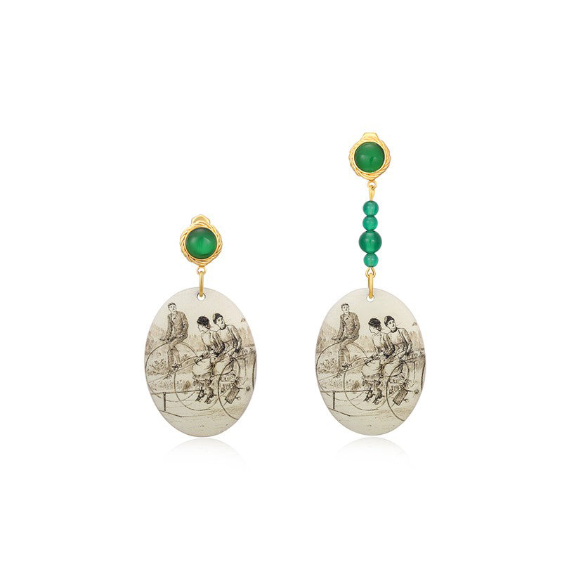 Earrings Niche Design High-end Retro women's