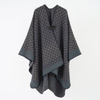 Extra Large Thickened Warm Split Cloak Scarf