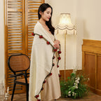 Hand Rose Blanket Into Bouquet Blanket Knitted Shawl