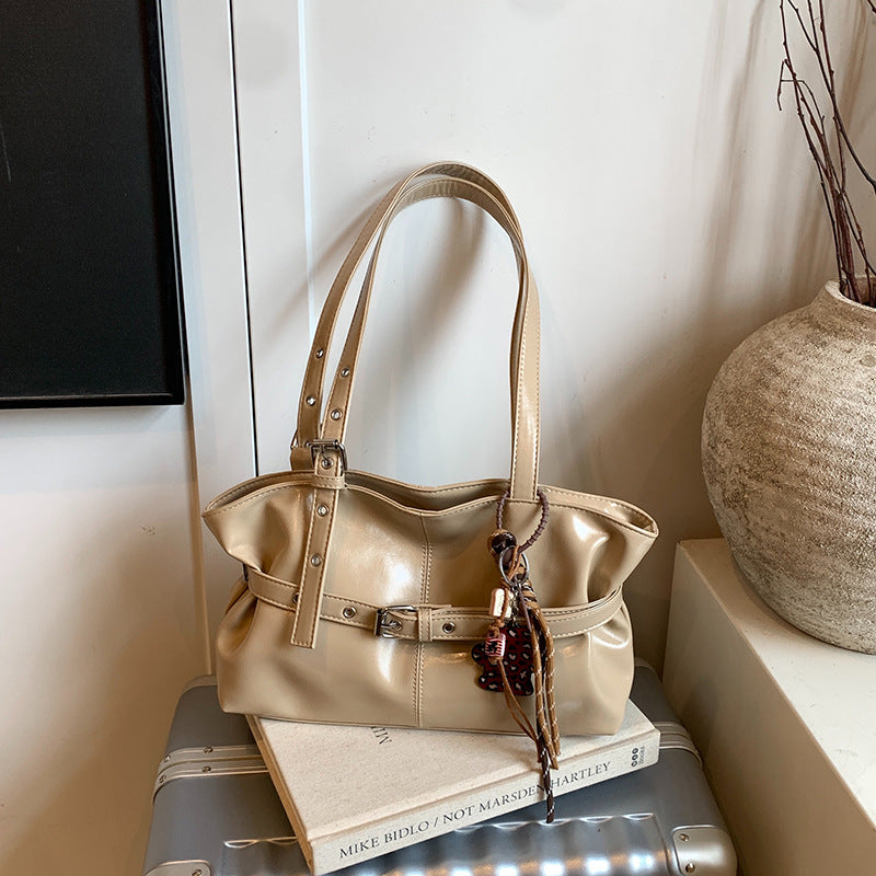 Womens Bag Made From Premium High-end Oil-waxed Leather