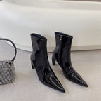 Women's Pointed Toe Stiletto Boots With All-match Temperament