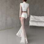 New Springsummer Stretchy Slim-fit Flared Pants From Europe And The US