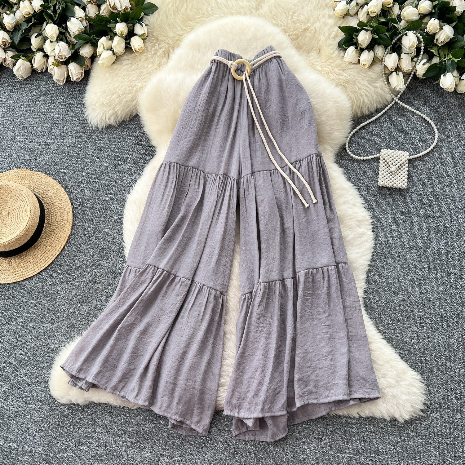 Casual Summer Pants In A Soft Ethereal Style