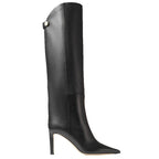 European Catwalk Stiletto Boots - High-Cylinder Pointed-Toe Fashion