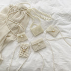 Pearl Bag Female  Messenger Bag Wild Mini Retro Western Style Pearl