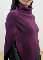 Stylish Versatile Dark Gray Knitted Neck Warmer