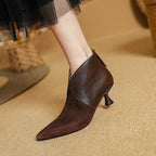 Super Soft Lambskin Ankle Boots For Women
