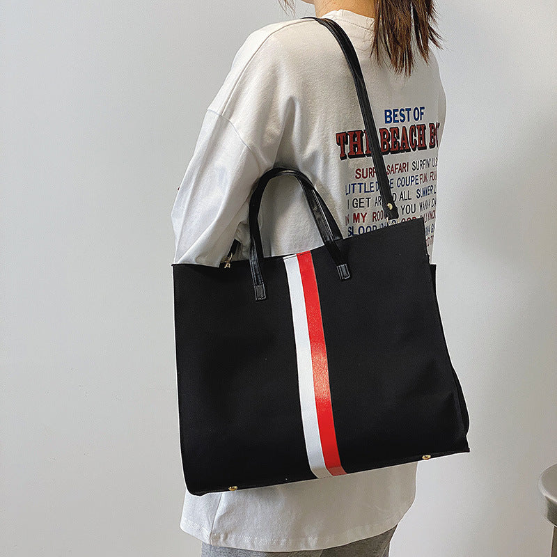 New Trendy Canvas Bag Female Korean Fashion Single Shoulder Bag