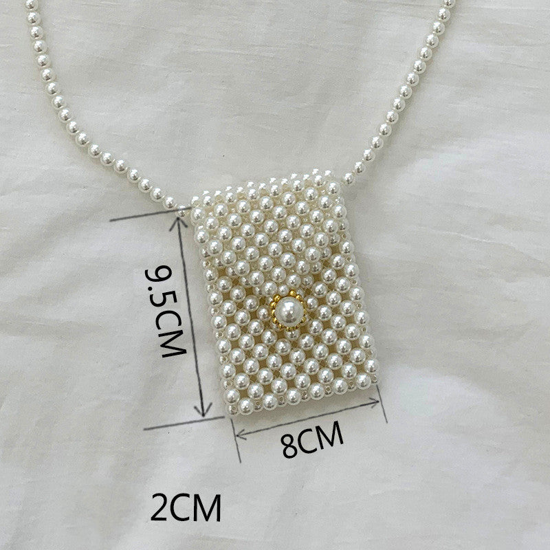 Pearl Bag Female  Messenger Bag Wild Mini Retro Western Style Pearl
