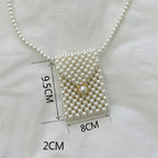 Pearl Bag Female  Messenger Bag Wild Mini Retro Western Style Pearl