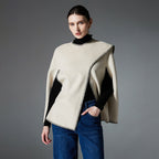 Women's Halter Stitching Cape And Shawl