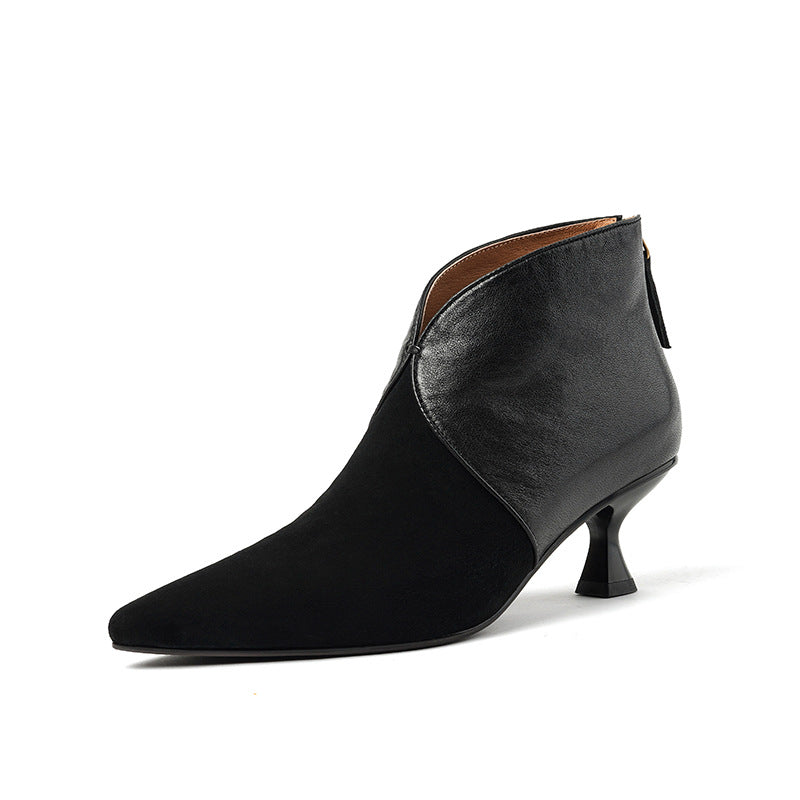 Super Soft Lambskin Ankle Boots For Women