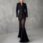 New Springsummer Stretchy Slim-fit Flared Pants From Europe And The US