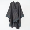 Extra Large Thickened Warm Split Cloak Scarf