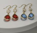 Long Womens Earrings Round Design