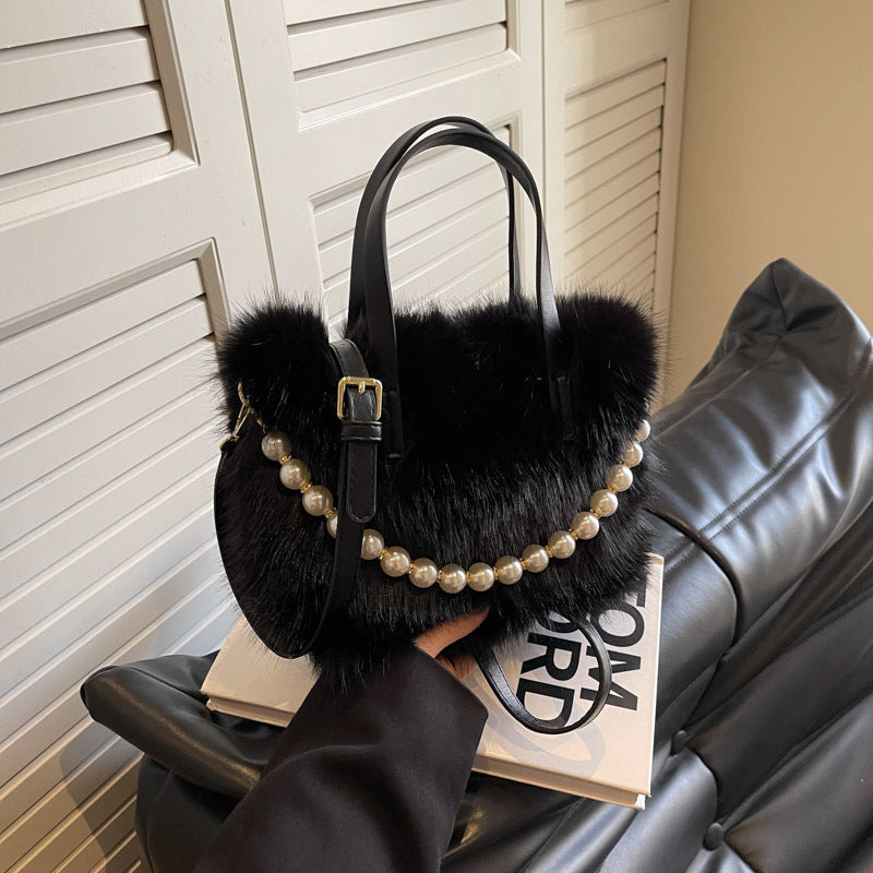 Autumn And Winter New Portable Bucket Bag Personalized Commuter Crossbody