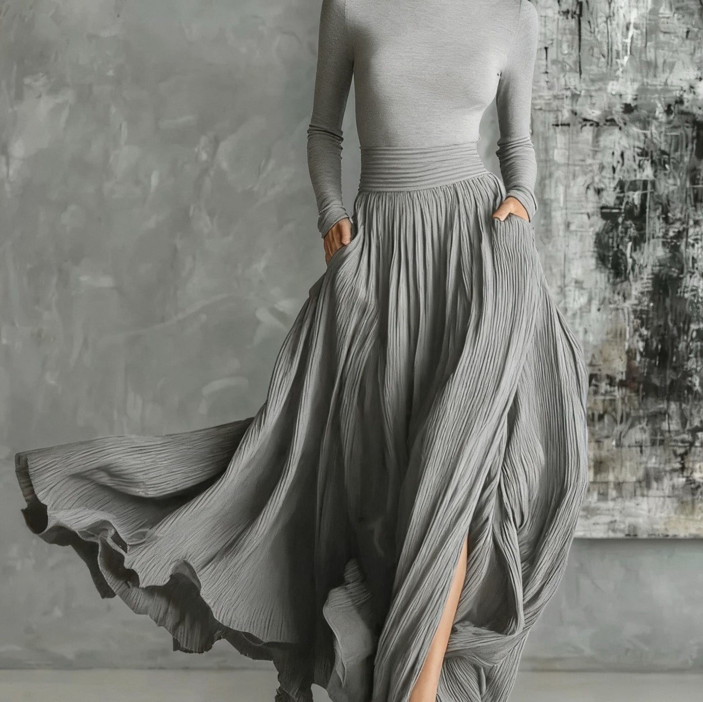 Elegant Retro Light Luxury Slim Fit Gentle Niche Dress Women