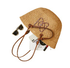 Large Capacity Mummy Woven Straw Bag