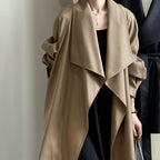 Women's Niche Loose Large Lapel Windbreaker Autumn