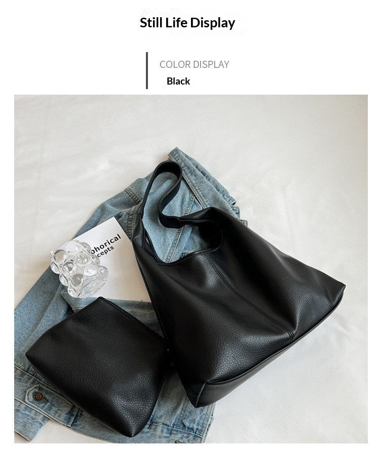 Sleek, Niche Tote Bag For Class Or Commutingversatile And Perfect As A Crossbody Or Shoulder Bag