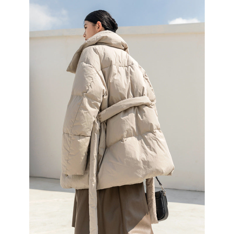 White Duck Down Simple Casual Jacket