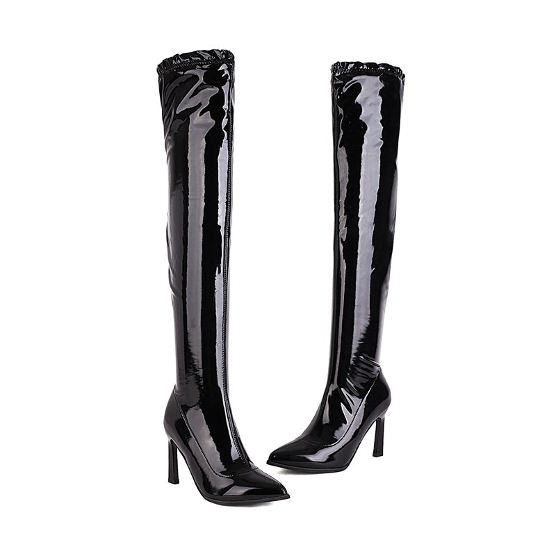 Beautiful Leg High Heel Over The Knee Boots Women Stretch