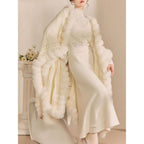 Fleece-lined Shawl Thickened Lazy Plush